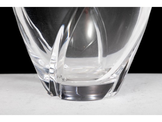 Tiffany & Co. Crystal Glass Spiral Wrap Vase