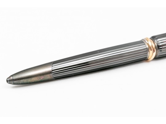 Cartier Cougar De Trinity Stunning Gunmetal Ballpoint Pen