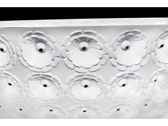 Stunning Lalique Graduated Inset Florate Bowl