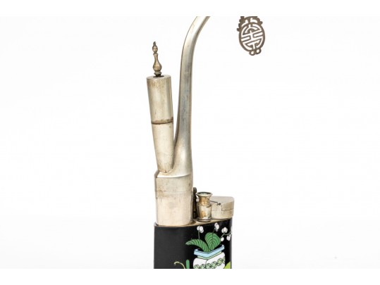Vintage Cloisonné Opium Pipe