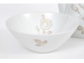 Rosenthal Germany Raymond Loewy Classic Rose Three Piece Coffee Set And Bowl