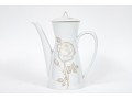 Rosenthal Germany Raymond Loewy Classic Rose Three Piece Coffee Set And Bowl