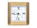 Tiffany & Co. Brass Quartz Clock With Swiss Movement