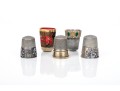 Lot Of Five Assorted Lovely Vintage And Antique Thimbles