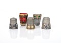 Lot Of Five Assorted Lovely Vintage And Antique Thimbles