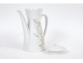 Rosenthal Germany Raymond Loewy Classic Rose Three Piece Coffee Set And Bowl