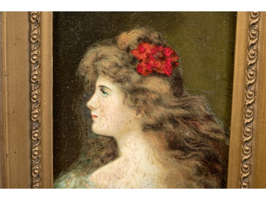 Late 19th Century Continental Oil On Panel