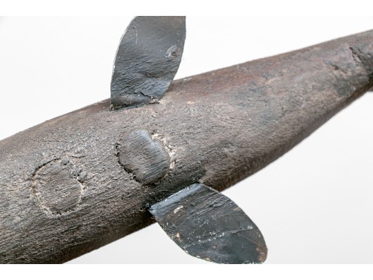 Wooden Fish Sculpture 