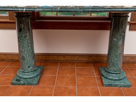 20th Century Semi-antique Italian Specimen Marble Top Table