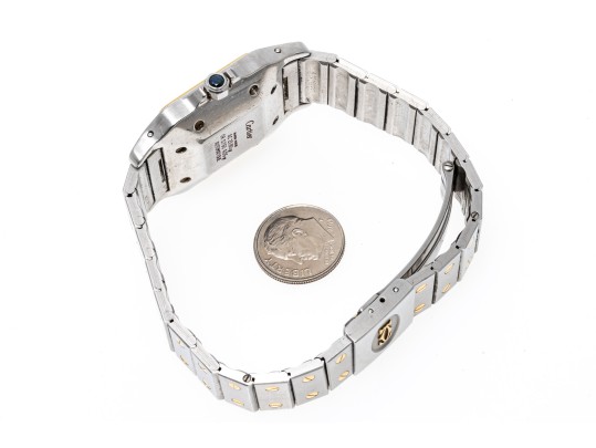 Cartier Santos Classic Vintage Steel And Gold Santos Watch