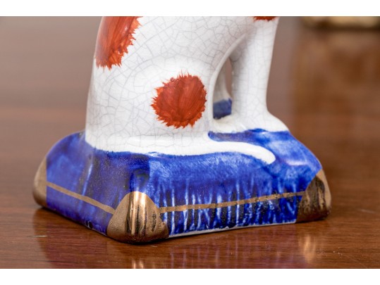 Four Reproduction English Staffordshire Animals