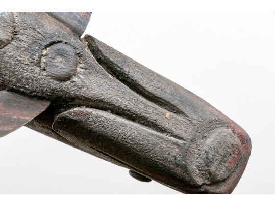 Wooden Fish Sculpture 