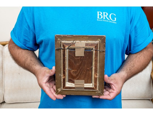 Late 19th Century Continental Oil On Panel