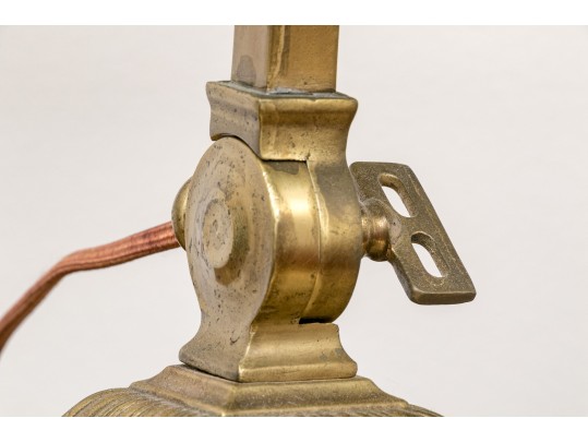 Antique Emeralite Bankers Lamp