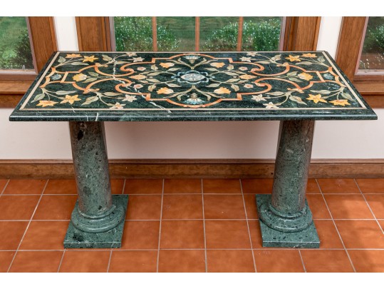 20th Century Semi-antique Italian Specimen Marble Top Table