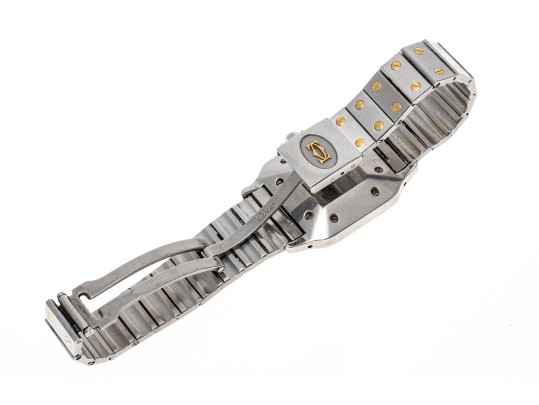 Cartier Santos Classic Vintage Steel And Gold Santos Watch