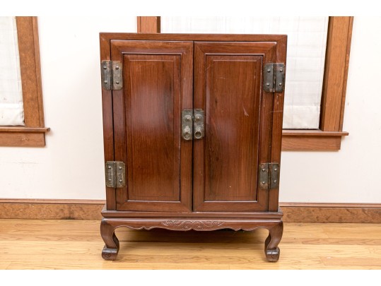 20th Century Chinese Dark Stained Rosewood Cabinet