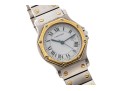 Cartier Santos Wonderful Vintage Steel And Gold Octagonal Santos Watch