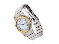 Cartier Santos Wonderful Vintage Steel And Gold Octagonal Santos Watch