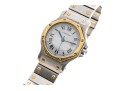 Cartier Santos Wonderful Vintage Steel And Gold Octagonal Santos Watch
