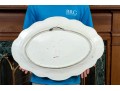 Italian Majolica Scalloped Oval Charger, Purchase Price: $330