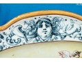 Italian Majolica Scalloped Oval Charger, Purchase Price: $330