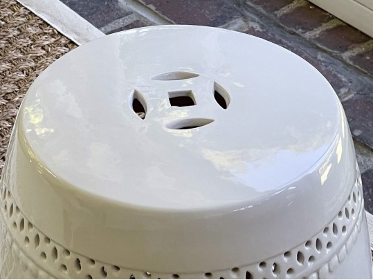 Chinese Blanc De Chine Porcelain Garden Seat