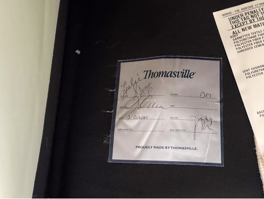 Luxurious Thomasville Leather Upholstered Reclining Wing Chair