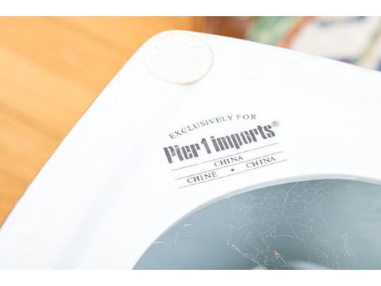 Chinese Blue And White Glazed Ceramic Square Garden Seat