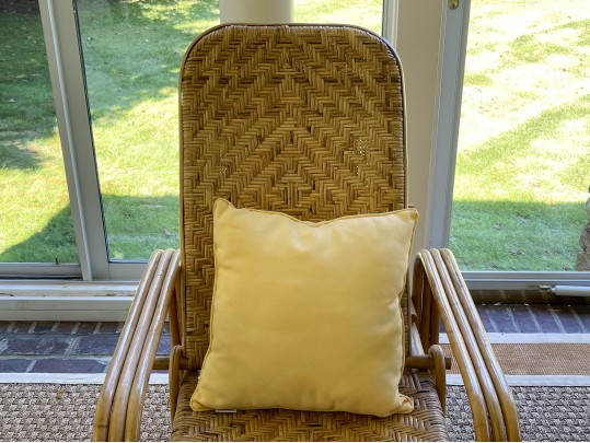 Vintage Bamboo And Rattan Triple Arm Adjustable Lounge Chair