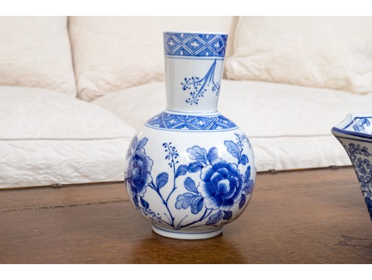 Decorative Lot Of Blue And White Porcelain  