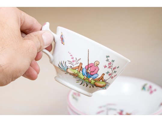 English Spode “Pearl River” Williamsburg Reserve Collection China Service