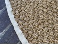 Sisal Circular Carpet With Canvas Trim