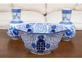 Decorative Lot Of Blue And White Porcelain  