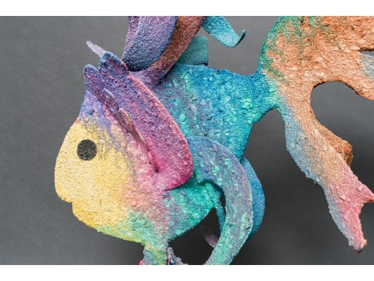 Colorful Fish Sculpture