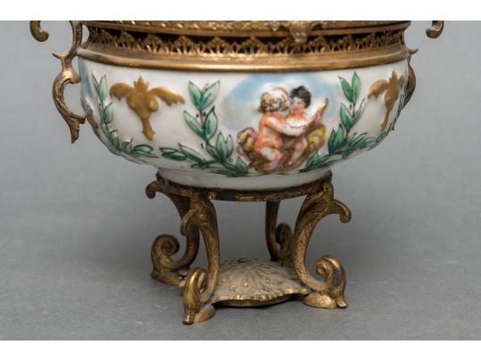 Dresden Porcelain Jewelry Casket