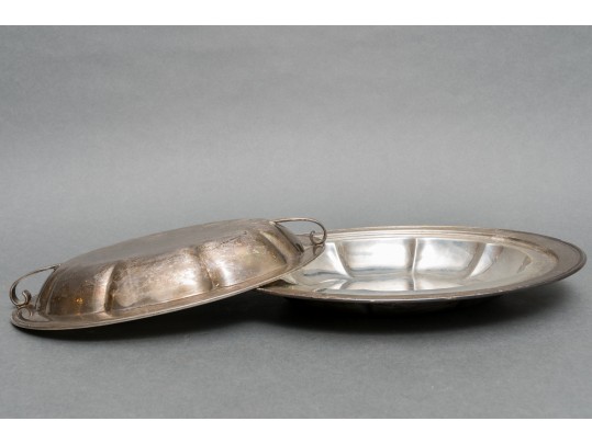 Hand W. Craft Sterling Silver 8107 Covered Vegetable Dish