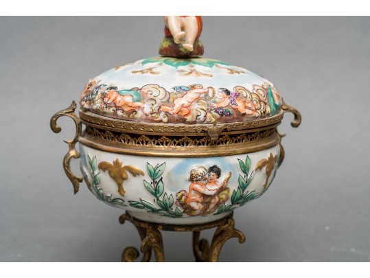 Dresden Porcelain Jewelry Casket