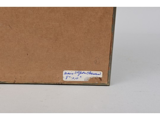 Signed Herb Rowe Oil On Board Painting Titled 