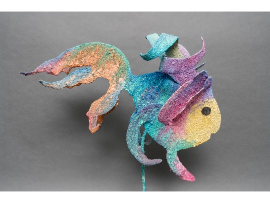 Colorful Fish Sculpture