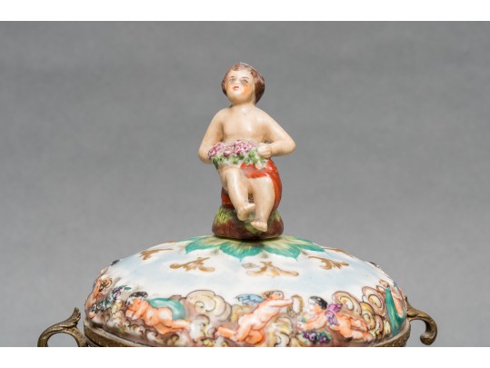 Dresden Porcelain Jewelry Casket