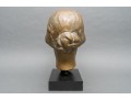 Brass Female Bust Sculpture 