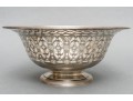 Sterling Silver Pierced 10” Centerpiece Pedestal Bowl