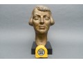 Brass Female Bust Sculpture 