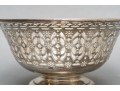 Sterling Silver Pierced 10” Centerpiece Pedestal Bowl