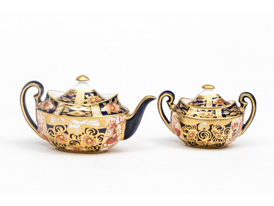 Diminutive Royal Crown Derby Assembled Tea Service