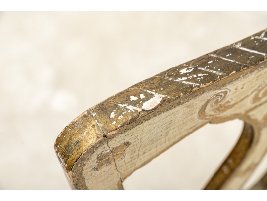 Antique Florentine Gilt Finished Side Chair