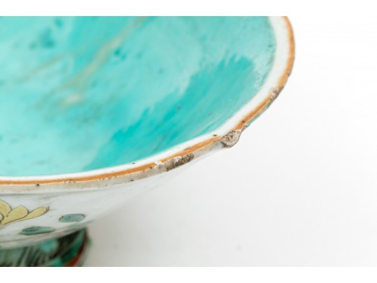 Collection Of 3 Chinese Famille Rose Porcelain Footed Dish & Bowls