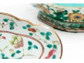 Collection Of 3 Chinese Famille Rose Porcelain Footed Dish & Bowls
