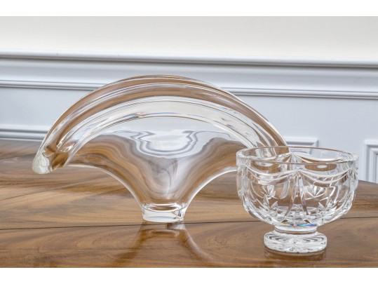 Lot Of Steuben & Waterford Crystal Table Top Items
